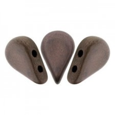 Les perles par Puca® Amos beads Dark bronze mat 23980-84415